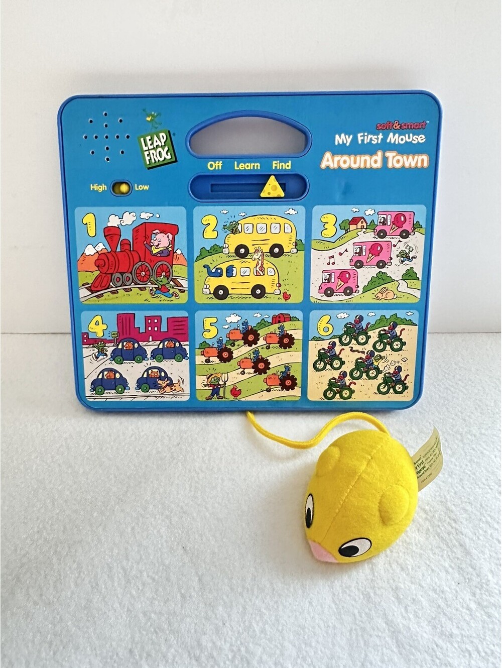 Leap Frog Soft & Smart My First Mouse Around Town Game 13050 1999